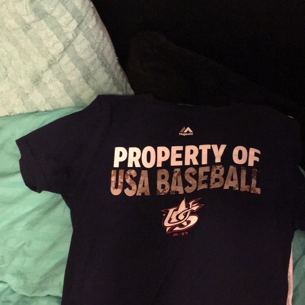 Team USA Youth Large baseball shirt